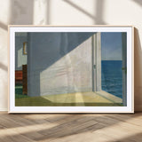 34188481-MGC-FP-36x24_Natural-Coastal Sunlight Wall Art – Minimalist Ocean View Canvas Print, Serene Beach House Inspired Decor for Bedroom, Living Room,