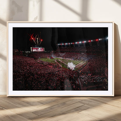 60690191-MGC-FP-36x24_Natural-William Brice Stadium Wall Art – Baseball Artwork Print for Game Room, Basement, Dorm or Office Wall Decor