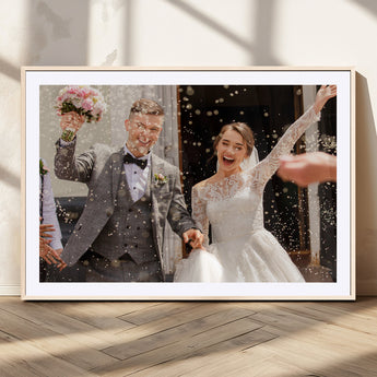 CSTM914-MGV-CV-36X24-Framed Create Your Canvas Print - Personalized Wall Art for Home Decor Wall Art Print, Create Your Own Photo Canvas Print