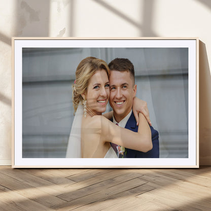 CSTM6030-MGC-FP-36x24_Natural-Custom Canvas Wall Art – Personalized Photo Print for Wedding, Anniversary or Gift, Ready to Hang Canvas for Home Decor