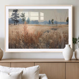 98822-MGV-CV-36X24-Autumn Meadow Wall Art – Tranquil Grassland Landscape Canvas Print, Rustic Country Decor for Living Room, Bedroom or Farmhouse