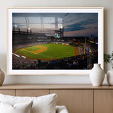 17415-MGV-CV-36X24-Philadelphia Phillies Stadium Wall Art Canvas Print, Framed Citizens Bank Park Art Picture Print, Phillies Stadium Field Perfect