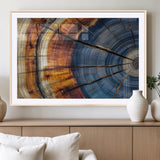 96890915-MGC-FP-36x24_Natural-Abstract Tree Ring Wall Art – Rustic Nature Canvas Print with Wood Grain Texture, Modern Earth Tone Artwork for Office, Living