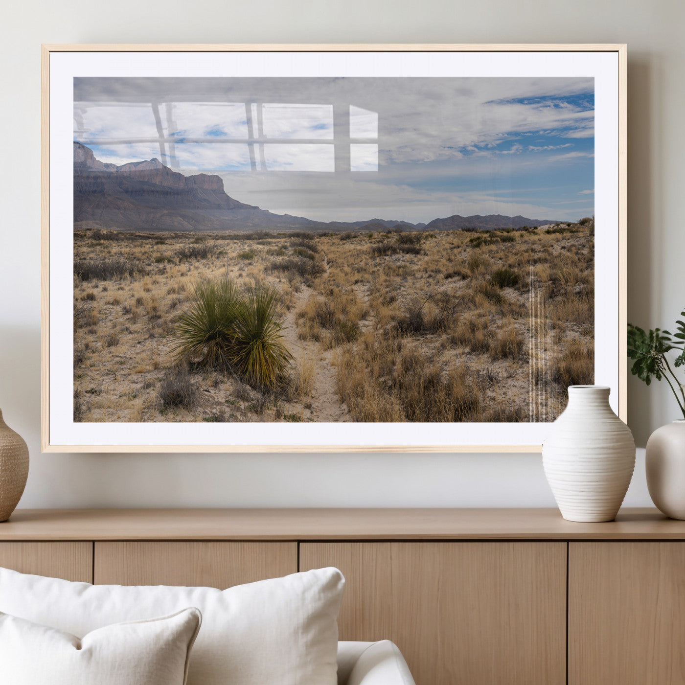 21606563-MGC-FP-36x24_Natural-Desert Mountain Wall Art – Southwest Landscape Photography Canvas Print, Rustic Nature Artwork Scenic Western Decor for Living