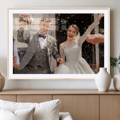 CSTM914-MGC-FP-36x24-Framed Create Your Canvas Print - Personalized Wall Art for Home Decor Wall Art Print, Create Your Own Photo Canvas Print