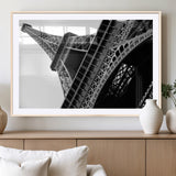 89033-MGV-CV-36X24-Eiffel Tower Wall Art – Dramatic Black and White Architectural Canvas Print, Modern Paris Decor for Office, Living Room or