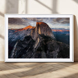 31332-MGC-FP-36x24_White-Mountain Landscape Wall Art – Majestic Sunset Rock Formation Canvas Print, Nature Scenic Decor for Living Room, Office, Cabin or