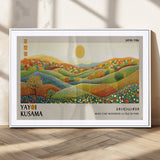 33864-MGC-FP-36x24_White-Pointillism Yayoi Wall Art Canvas Print, Framed Yayoi Kusama Art Picture Print, Yayoi Kusama Dot Perfect Abstract Nature Decor