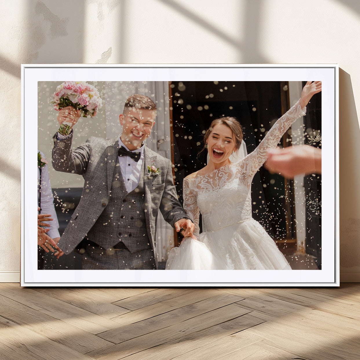 CSTM914-MGV-CV-36X24-Framed Create Your Canvas Print - Personalized Wall Art for Home Decor Wall Art Print, Create Your Own Photo Canvas Print