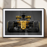62882-MGC-FP-36x24_Black-Renault F1 Racing Car Print - High-Performance Formula 1 Motorsport Wall Art, Perfect Gift for Racing Fans and Car Enthusiasts