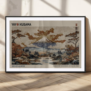 11778299-MGC-FP-36x24_Black-Japanese Landscape Wall Art – Mount Fuji Canvas Print, Asian Inspired Nature Decor for Living Room, Bedroom, Office or Studio