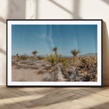 35156165-MGC-FP-36x24_Black-Joshua Tree Wall Art Canvas Print, Framed Desert Landscape Art Picture Print, Warm Earth Tones Perfect Southwestern Minimalist
