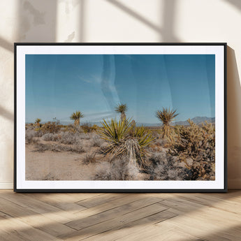 35156165-MGC-FP-36x24_Black-Joshua Tree Wall Art Canvas Print, Framed Desert Landscape Art Picture Print, Warm Earth Tones Perfect Southwestern Minimalist
