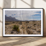 21606563-MGC-FP-36x24_Black-Desert Mountain Wall Art – Southwest Landscape Photography Canvas Print, Rustic Nature Artwork Scenic Western Decor for Living
