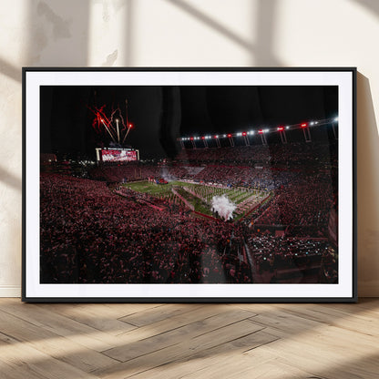 60690191-MGC-FP-36x24_Black-William Brice Stadium Wall Art – Baseball Artwork Print for Game Room, Basement, Dorm or Office Wall Decor