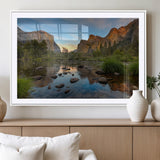 55893831-MGV-CV-36X24-Yosemite Valley Wall Art Canvas Print, Framed El Capitan Art Picture Print, Sierra Landspace Perfect Rustic Nature Decor Artwork