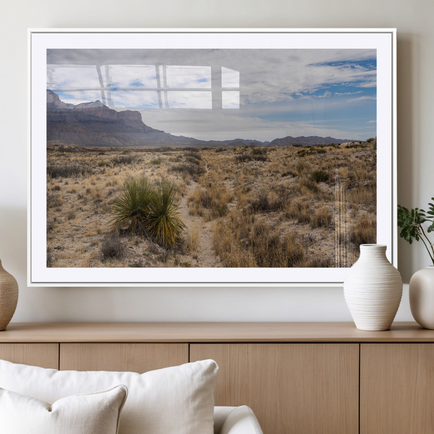 21606563-MGV-CV-36X24-Desert Mountain Wall Art – Southwest Landscape Photography Canvas Print, Rustic Nature Artwork Scenic Western Decor for Living
