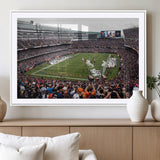 18347149-MGV-CV-36X24-Soldier Field Wall Art – Chicago Bears Football Stadium Canvas Print, Game Day Sports Decor for Man Cave, Bar, Office, or Living