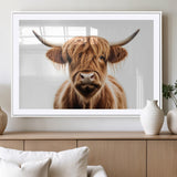 637908607-MGV-FC-93X47-3P_Black-Highland Cow Wall Art Print – Rustic Farmhouse Animal Portrait, Scottish Highland Cattle Canvas, Modern Country Wall Decor for