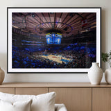 20491-MGC-FP-36x24_Black-Madison Square Garden Wall Art Canvas Print, Framed New York Stadium Art Picture Print, MSG Stadium Perfect Sport Room Decor