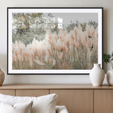 21826392-MGV-CV-36X24-Pampas Grass Wall Art Canvas Print, Framed Soft Pampas Art Picture Print, Pastel Grasses Perfect Soft Neutral Boho Decor Artwork