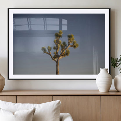 54552043-MGC-FP-36x24_Black-Joshua Tree Art Wall Art Canvas Print, Framed Desert Landscape Art Picture Print, Southwestern Nature Perfect Southwestern Boho