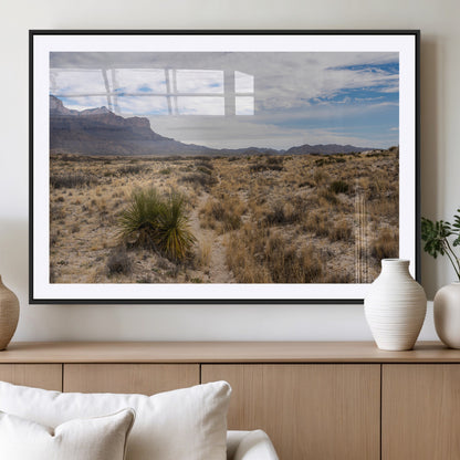 21606563-MGV-CV-36X24-Desert Mountain Wall Art – Southwest Landscape Photography Canvas Print, Rustic Nature Artwork Scenic Western Decor for Living
