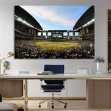 92672-MGV-CV-36X24-Chase Field Stadium Wall Art Canvas Print, Framed Arizona Stadium Art Picture Print, Chase Stadium Perfect Sports Room Decor
