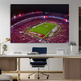 11343-MGV-CV-36X24-Bryant-Denny Stadium Wall Art – Panoramic Alabama Crimson Tide Football Field Canvas Print, Game Day Decor for Office, Man Cave or