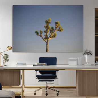 54552043-MGV-CV-36X24-Joshua Tree Art Wall Art Canvas Print, Framed Desert Landscape Art Picture Print, Southwestern Nature Perfect Southwestern Boho