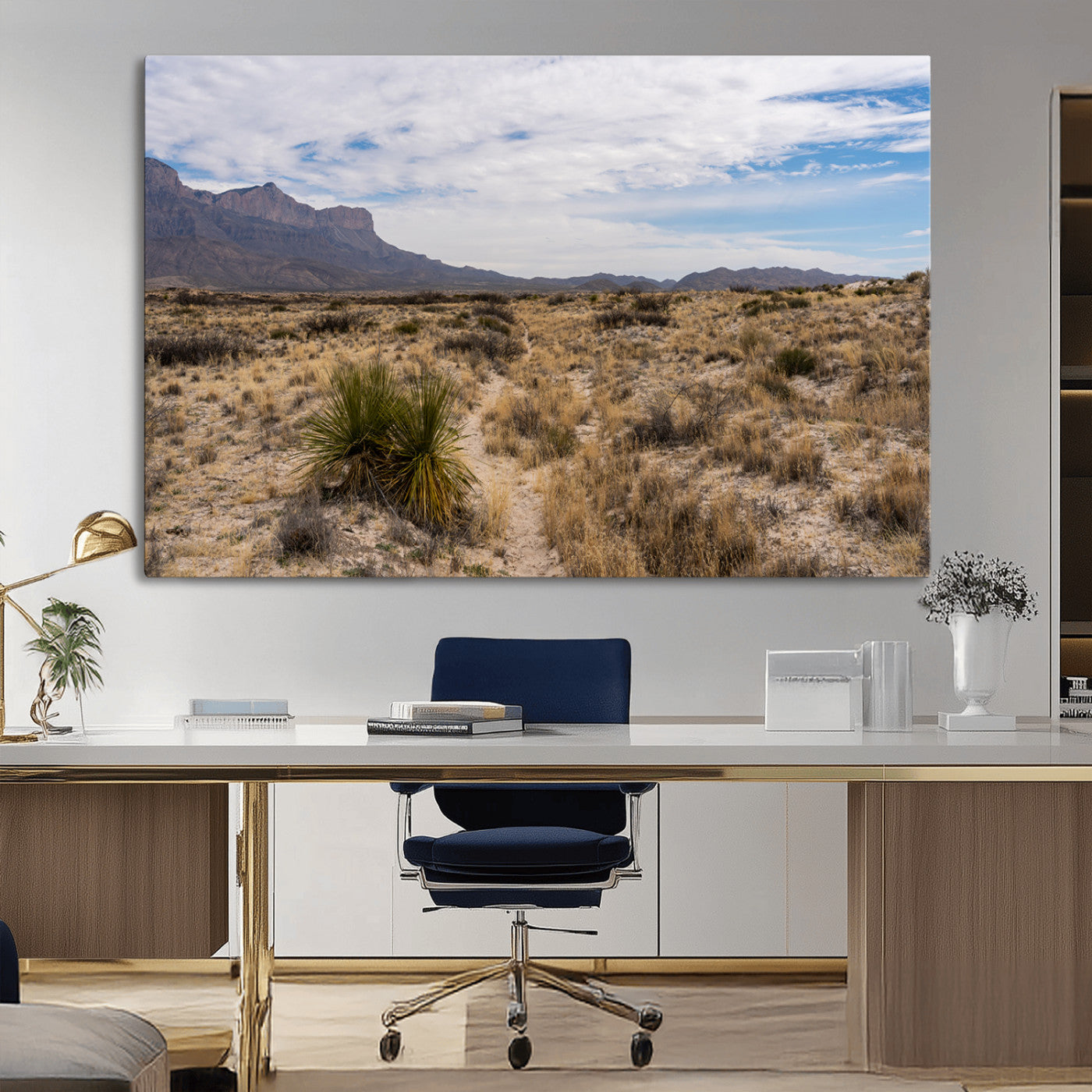 21606563-MGV-CV-36X24-Desert Mountain Wall Art – Southwest Landscape Photography Canvas Print, Rustic Nature Artwork Scenic Western Decor for Living