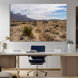 21606563-MGV-CV-36X24-Desert Mountain Wall Art – Southwest Landscape Photography Canvas Print, Rustic Nature Artwork Scenic Western Decor for Living