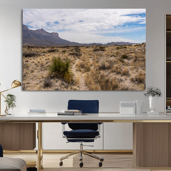 21606563-MGV-CV-36X24-Desert Mountain Wall Art – Southwest Landscape Photography Canvas Print, Rustic Nature Artwork Scenic Western Decor for Living