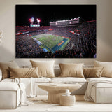 46899-MGV-CV-36X24-Ben Hill Griffin Stadium Wall Art Canvas Print, Framed Football Stadium Art Picture Print, Florida Football Stadium Perfect Sport