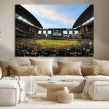 92672-MGV-CV-36X24-Chase Field Stadium Wall Art Canvas Print, Framed Arizona Stadium Art Picture Print, Chase Stadium Perfect Sports Room Decor