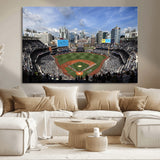 87122-MGV-CV-36X24-Petco Park Field Wall Art Canvas Print, Framed San Diego Stadium Art Picture Print, Petco Park Stadium Perfect Sport Room Decor