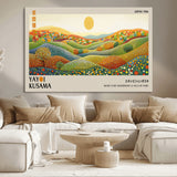 33864-MGV-CV-36X24-Pointillism Yayoi Wall Art Canvas Print, Framed Yayoi Kusama Art Picture Print, Yayoi Kusama Dot Perfect Abstract Nature Decor