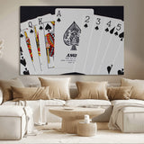 56787-MGV-CV-36X24-Playing Cards – Classic Poker Deck with Spades, Standard Size Durable Casino Quality Card Set for Magic Tricks, Blackjack, Bridge,