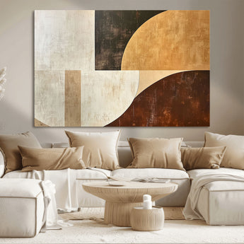 15030-MGV-CV-36X24-Wabi Sabi Wall Art Canvas Print, Framed Modern Abstract Art Picture Print, Minimalist Zen Perfect Minimalist Modern Decor Artwork