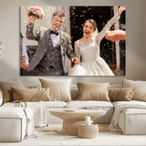 CSTM914-MGV-CV-36X24-Framed Create Your Canvas Print - Personalized Wall Art for Home Decor Wall Art Print, Create Your Own Photo Canvas Print