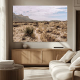 20681831-MGV-CV-36X24-Desert Landscape Wall Art – Southwestern Mountain Canvas Print, Rustic Western Nature Photography Decor for Living Room, Office,