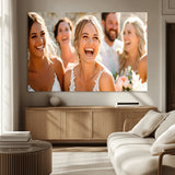 CSTM912-MGV-CV-36X24-Framed Wedding Canvas Print - Custom Wall Art Keepsake for Couples, Elegant Home Decoration Gift, Create Your Own Photo Canvas