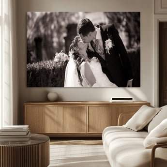 CSTM6030-MGV-CV-36X24-Custom Wedding Photo Print - Custom Wall Art Picture Print, Create Your Own Photo Canvas Print