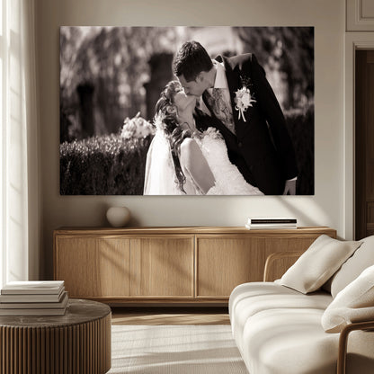 CSTM6030-MGV-CV-36X24-Custom Wedding Photo Print - Custom Wall Art Picture Print, Create Your Own Photo Canvas Print