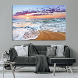 44120-MGV-CV-36X24-Ocean Sunset Wall Art – Beach Landscape Canvas Print, Serene Coastal Decor for Living Room, Office or Bedroom