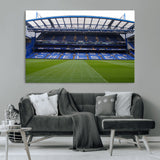 59508-MGV-CV-36X24-Chelsea Stadium Wall Art – Stamford Bridge Football Arena Canvas Print, Iconic Soccer Artwork for Living Room, Office, Game Room