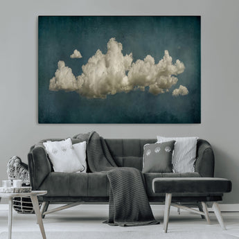 18162-MGV-CV-36X24-Ethereal Cloud Wall Art – Panoramic Sky Canvas Print, Dreamy Atmospheric Decor for Bedroom, Living Room or Office