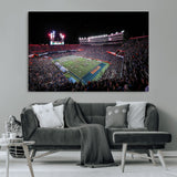 46899-MGV-CV-36X24-Ben Hill Griffin Stadium Wall Art Canvas Print, Framed Football Stadium Art Picture Print, Florida Football Stadium Perfect Sport