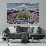 76491-MGV-CV-36X24-Buffalo Bills Stadium Wall Art Canvas Print, Framed Bills Stadium Art Picture Print, Highmark Stadium Perfect Sport Room Decor