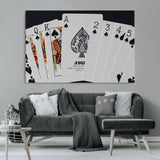 56787-MGV-CV-36X24-Playing Cards – Classic Poker Deck with Spades, Standard Size Durable Casino Quality Card Set for Magic Tricks, Blackjack, Bridge,